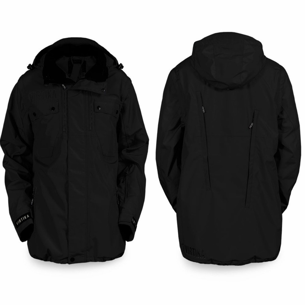 Men's Virtika Black Ski Jacket